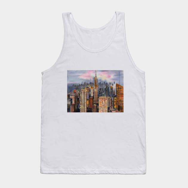 Skyscrapers of New York Tank Top by Irina_Reznikova